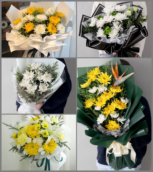 河北沧州吴桥县曹洼乡白事花束代送